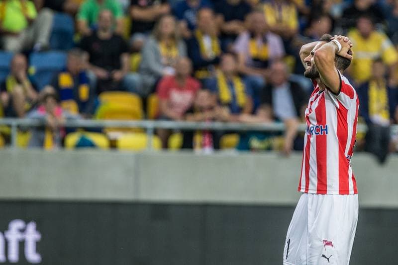 Football. UEFA Europa League. DAC 1904 Dunajska Streda - Cracovia Krakow. 11.07.2019