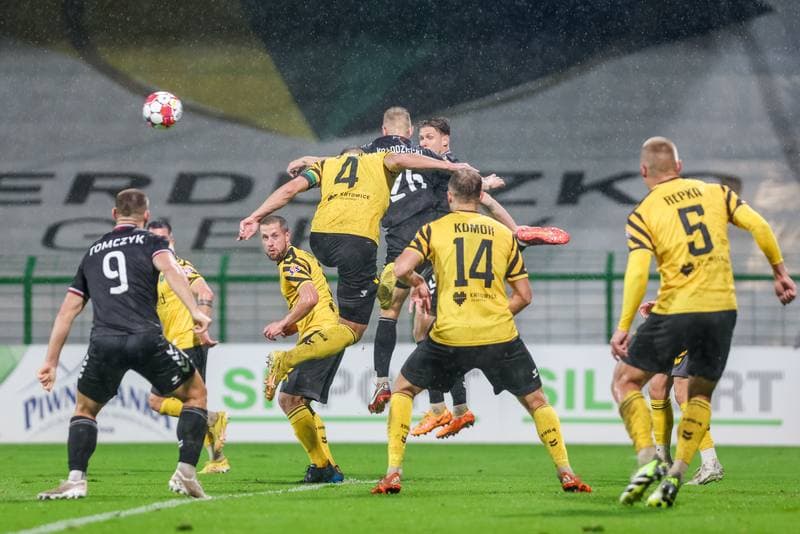 Football. Fortuna I Liga. GKS Katowice - Polonia Warszawa. 27.10.2023