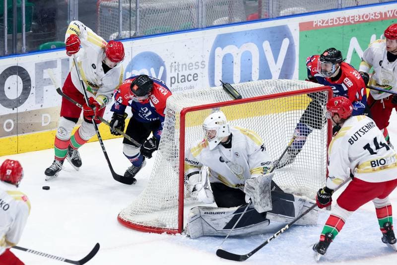 Ice Hockey. Tauron Hokej Liga. Zaglebie Sosnowiec - KH Energa Torun. 12.01.2024