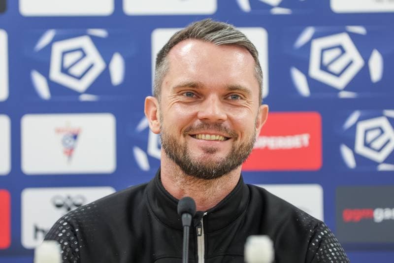 Football. Gornik Zabrze. Press Conference. 16.03.2023