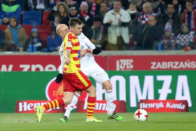 Football. Lotto Ekstraklasa. Gornik Zabrze - Jagiellonia Bialystok. 24.11.2017