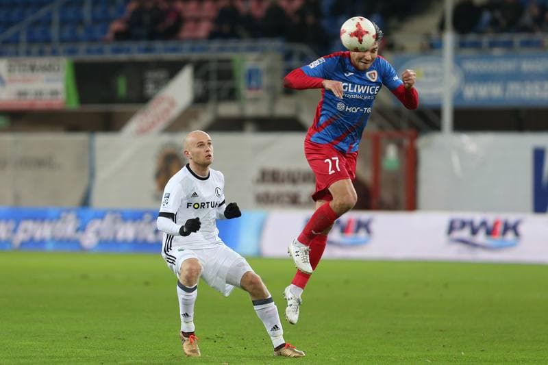 Football. Lotto Ekstraklasa. Piast Gliwice - Legia Warsaw. 12.12.2017