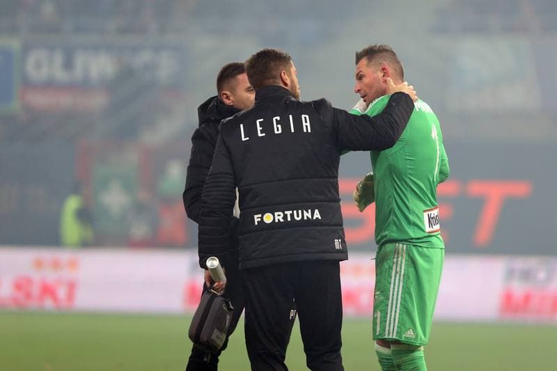 Football. Lotto Ekstraklasa. Piast Gliwice - Legia Warsaw. 12.12.2017