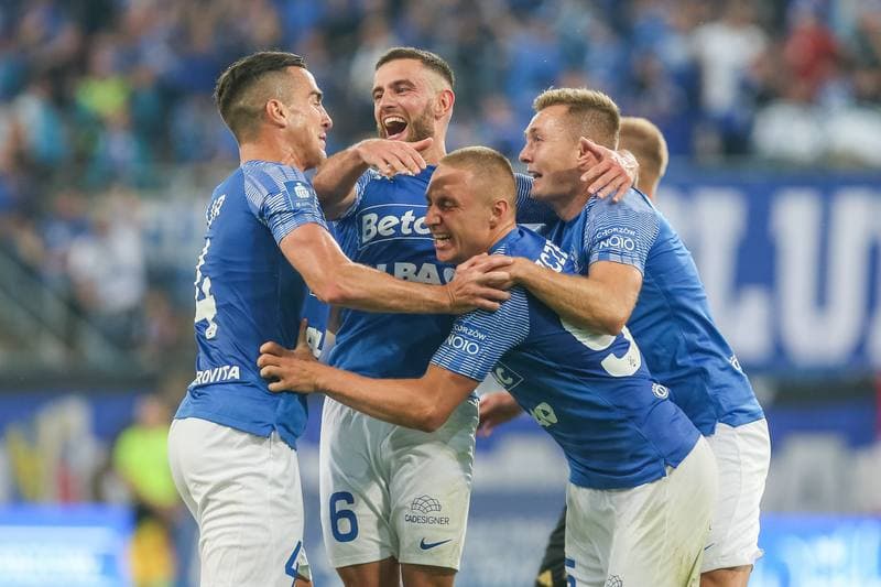 Football. PKO BP Ekstraklasa. Ruch Chorzow - LKS Lodz. 28.07.2023