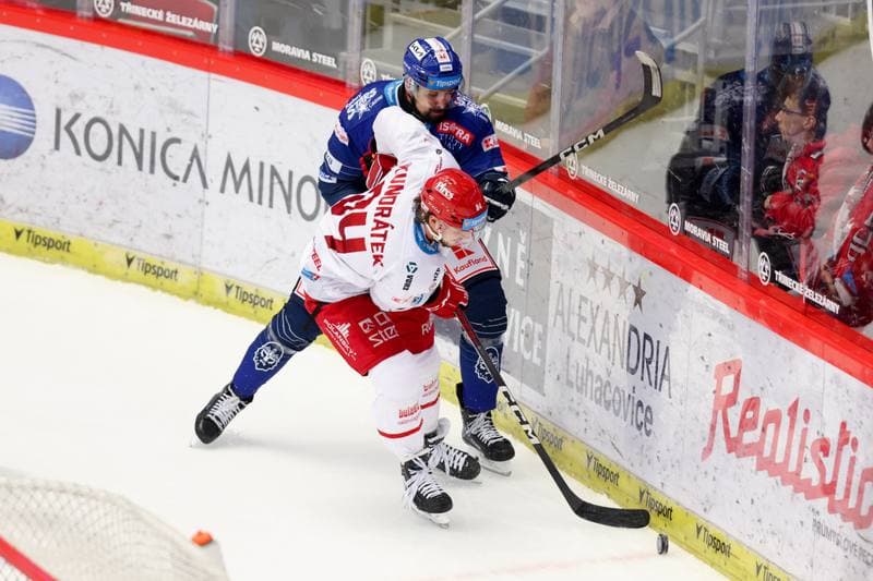 Ice Hockey. Tipsport Extraliga. Ocelari Trinec - Rytri Kladno. 31.01.2024