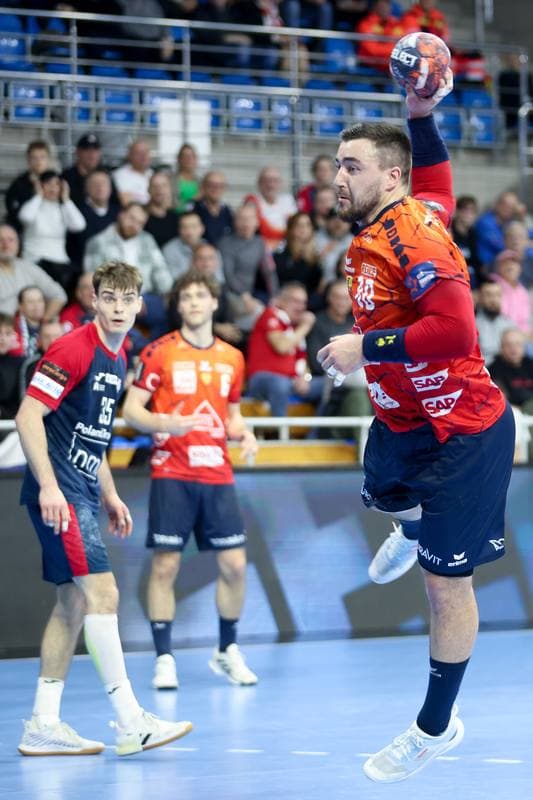 Handball. EHF European League. Gornik Zabrze - Rhein-Neckar Lowen. 13.02.2024