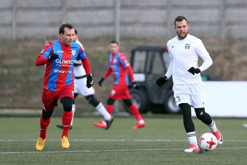 Football. Sparing. MFK Karvina - Piast Gliwice. 20.01.2018