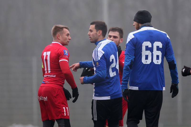 Football. Sparing. Ruch Chorzow - Podbeskidzie Bielsko-Biala. 27.01.2018