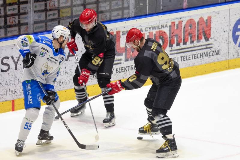 Ice Hockey. Tauron Hokej Liga. Re-Plast Unia Oswiecim - Comarch Cracovia. 14.03.2024