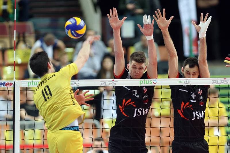 Volleyball. PlusLiga. GKS Katowice - Jastrzebski Wegiel. 25.03.2018