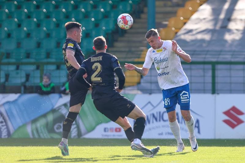 Football. Fortuna I Liga. GKS Katowice - Podbeskidzie Bielsko-Biala. 17.03.2024
