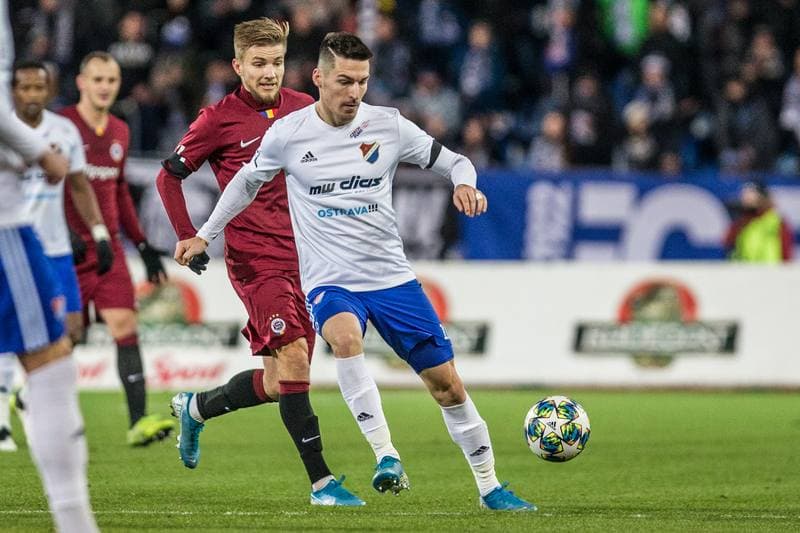 Football. Fortuna:Liga. Banik Ostrava - Sparta Prague. 14.12.2019