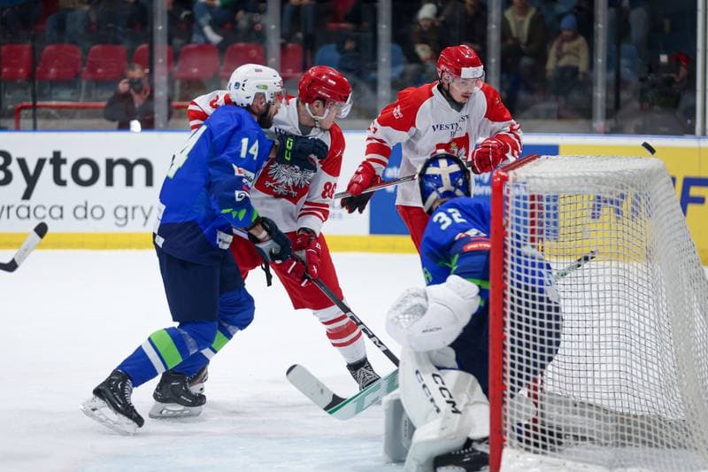 Ice Hockey. Friendly Match. Poland - Slovenia. 18.04.2024