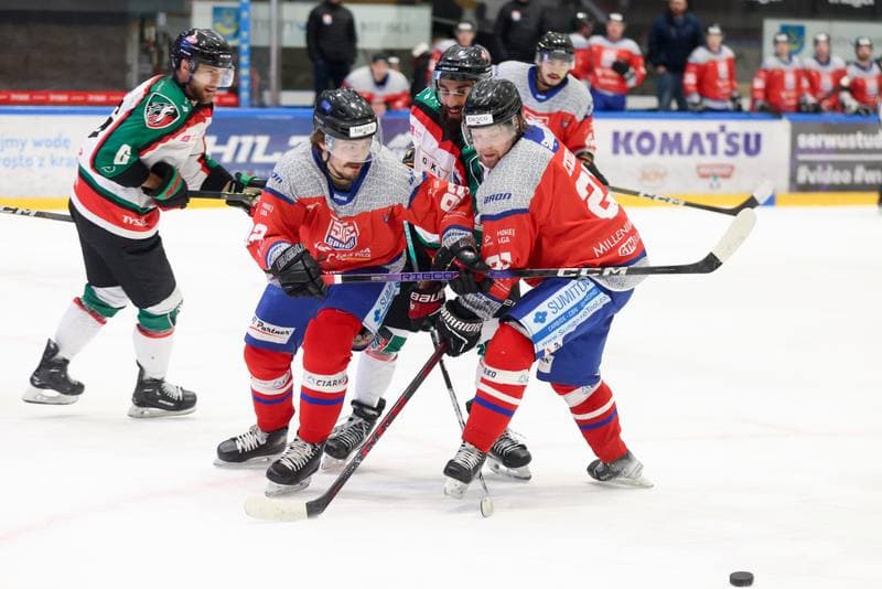 Ice Hockey. Tauron Hokej Liga. GKS Tychy - Marma Ciarko STS Sanok. 19.01.2024