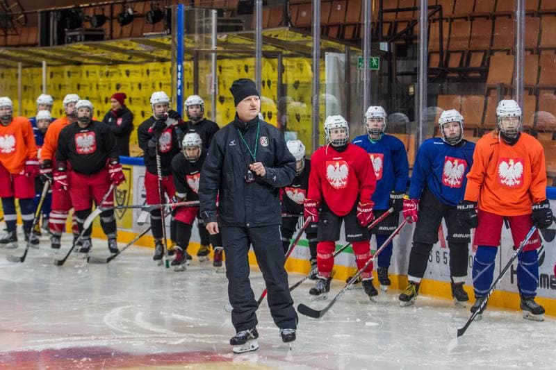 Ice Hockey. Poland national team. Training. 04.01.2022