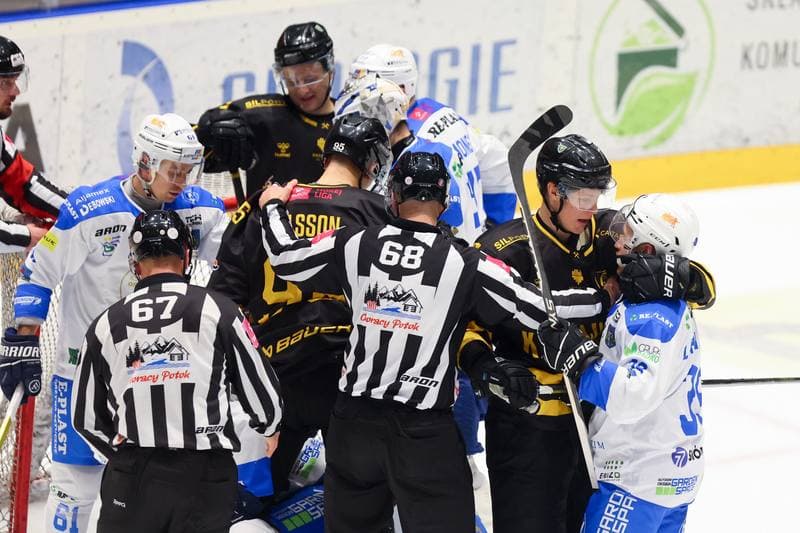 Ice Hockey. Tauron Hokej Liga. Re-Plast Unia Oswiecim - GKS Katowice. 01.02.2024