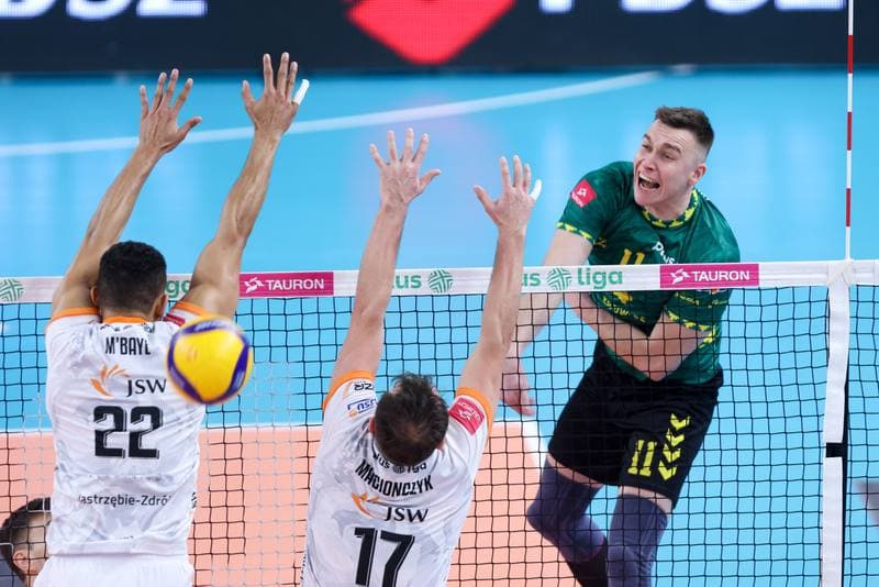 Volleyball. PlusLiga. Jastrzebski Wegiel - GKS Katowice. 03.02.2024