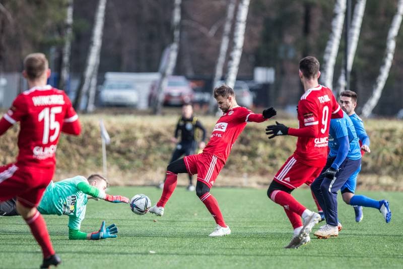 Football. Sparing. Piast Gliwice - LKS Goczalkowice Zdroj. 15.01.2022