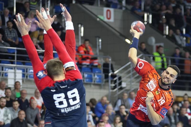 Handball. EHF European League. Gornik Zabrze - Rhein-Neckar Lowen. 13.02.2024