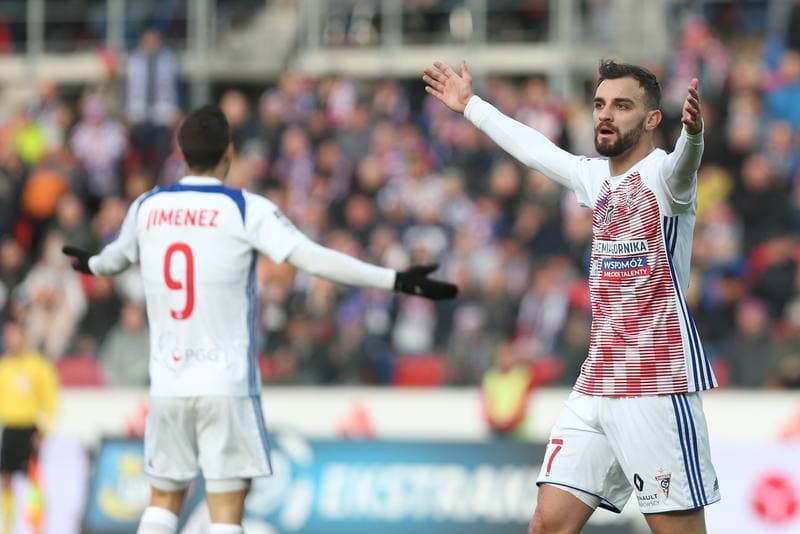 Football. Lotto Ekstraklasa. Gornik Zabrze - Zaglebie Sosnowiec. 23.02.2019