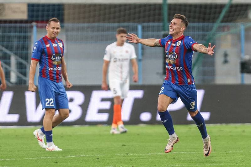 Football. PKO BP Ekstraklasa. Piast Gliwice - Zaglebie Lubin. 24.08.2024