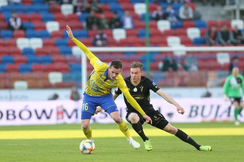 Football. Lotto Ekstraklasa. Gornik Zabrze - Arka Gdynia. 22.04.2019