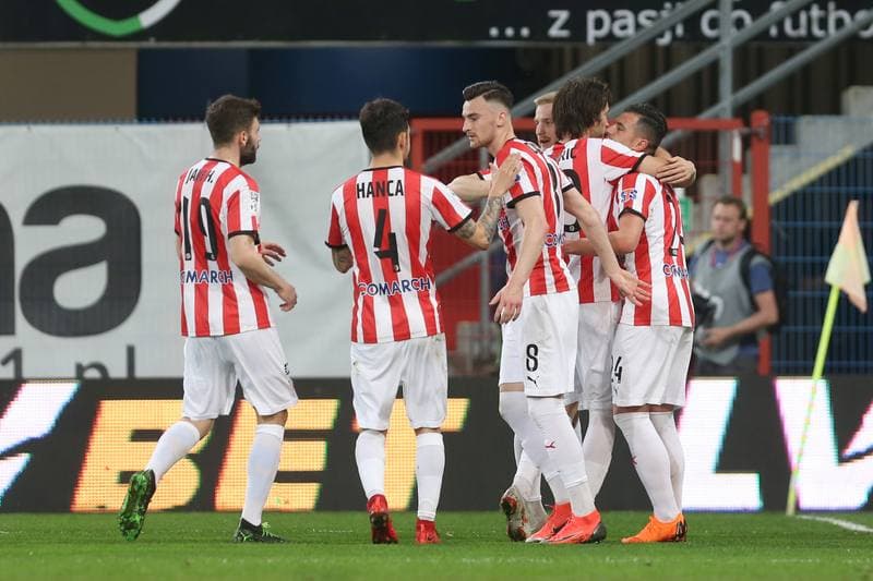 Football. Lotto Ekstraklasa. Piast Gliwice - Cracovia Krakow. 26.04.2019