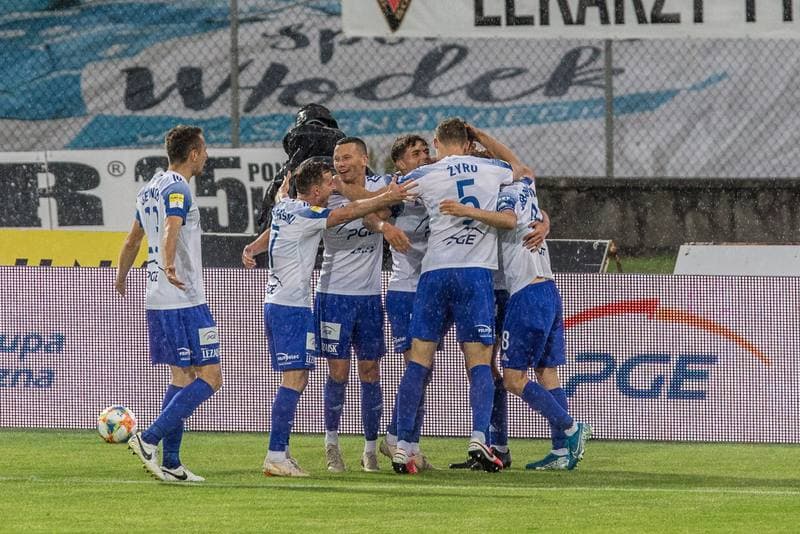 Football. Fortuna I Liga. Zaglebie Sosnowiec - Stal Mielec. 17.07.2020