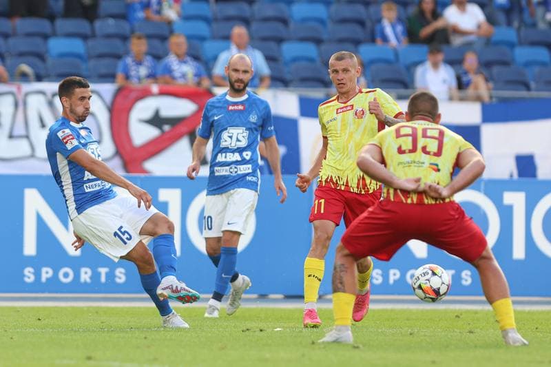 Football. Betclic I liga. Ruch Chorzow - Znicz Pruszkow. 28.07.2024