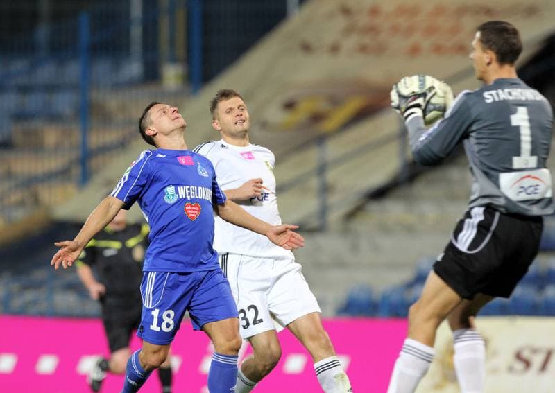 Football. T-Mobile Ekstraklasa. Ruch Chorzow - GKS Belchatow. 05.10.2012