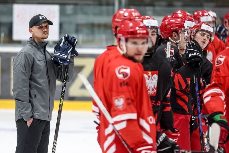 Ice Hockey. Poland national team. Training. 03.11.2024