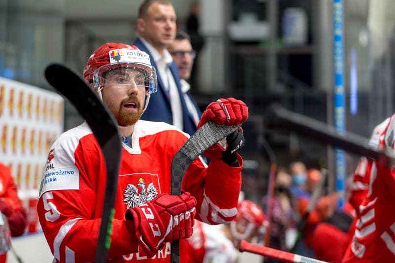 Ice Hockey. World Championship Division 1 Group B. Serbia - Poland. 29.04.2022