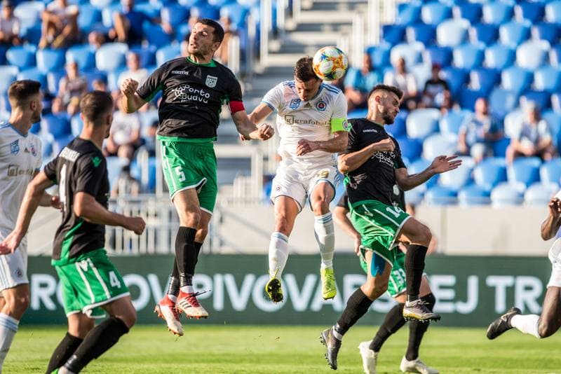 Football. UEFA Europa League. Slovan Bratislava - KF Feronikeli. 24.07.2019