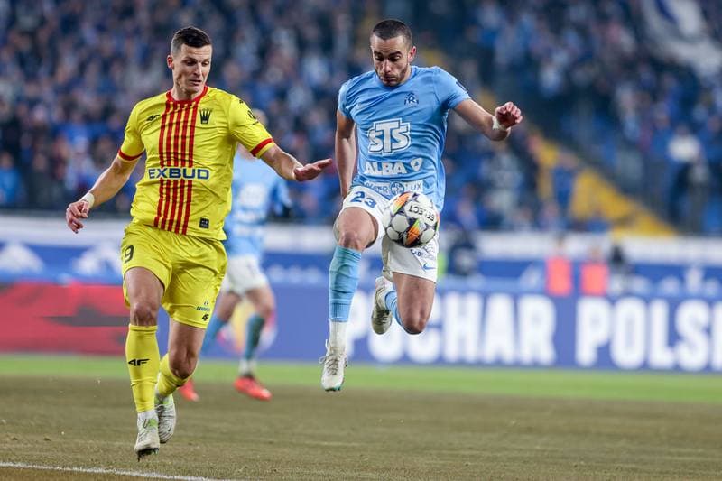 Football. Polish Cup. Ruch Chorzow - Korona Kielce. 25.02.2025