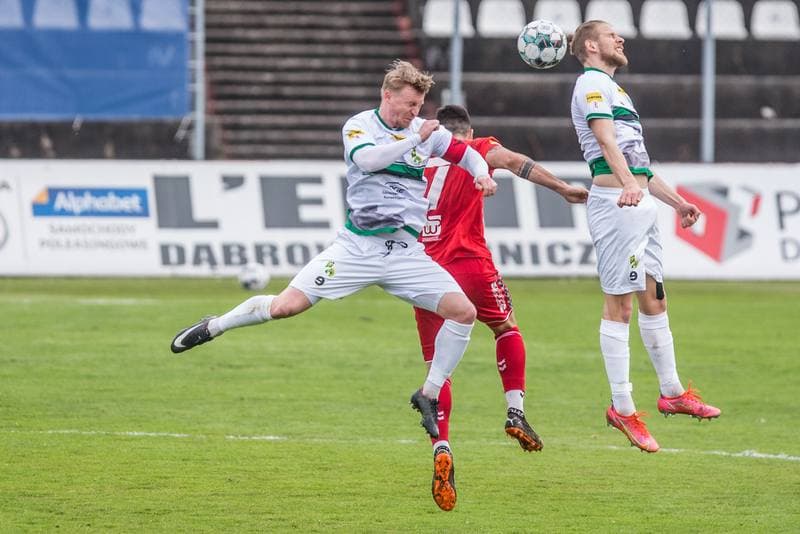 Football. Fortuna I Liga. Zaglebie Sosnowiec - GKS Belchatow. 18.04.2021