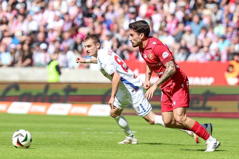 Football. PKO BP Ekstraklasa. Gornik Zabrze - Widzew Lodz. 27.04.2025