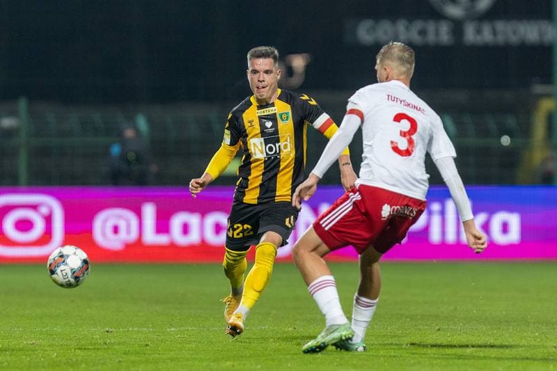 Football. Fortuna I Liga. GKS Katowice - LKS Lodz. 11.11.2022