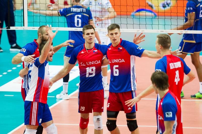 Volleyball. EuroVolley 2017. France - Czech Republic. 30.08.2017