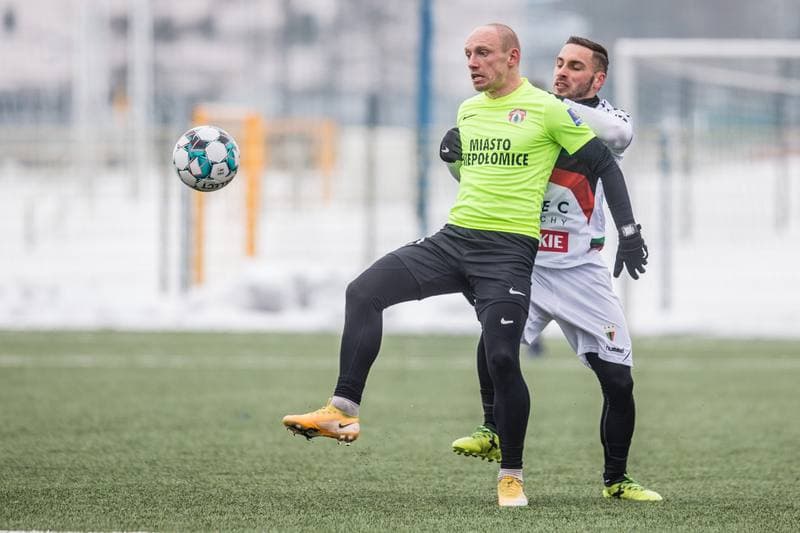 Football. Sparing. GKS Tychy - Puszcza Niepolomice. 13.02.2021