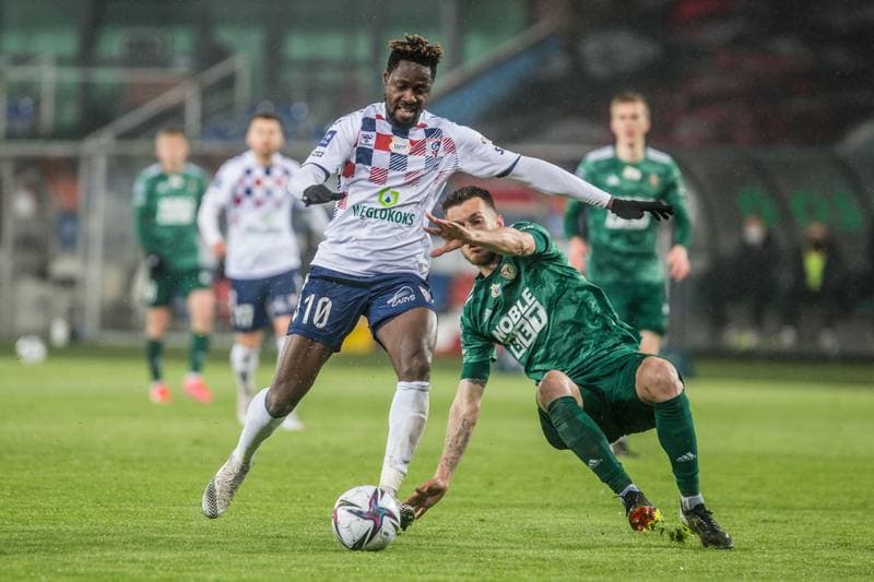 Football. PKO BP Ekstraklasa. Gornik Zabrze - Slask Wroclaw. 16.04.2021