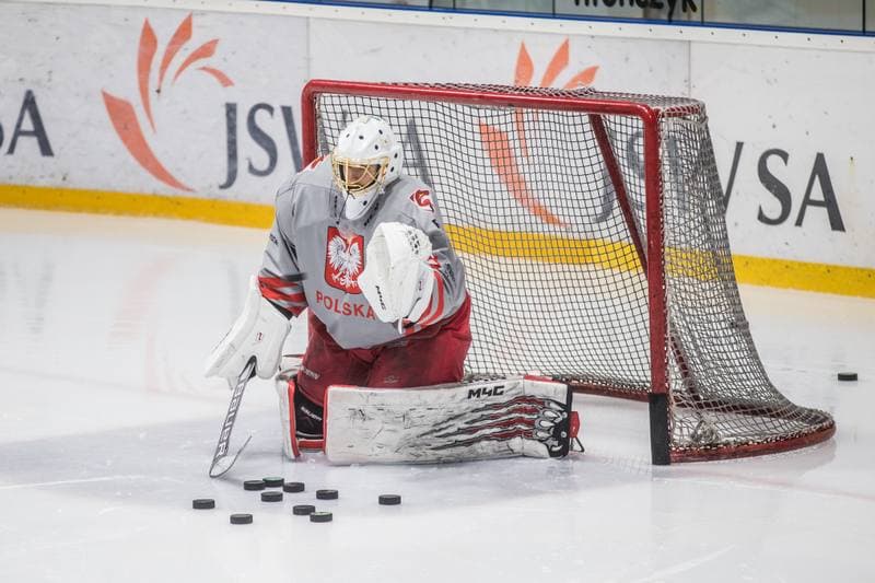 Ice Hockey. Poland national team. Training. 02.05.2021