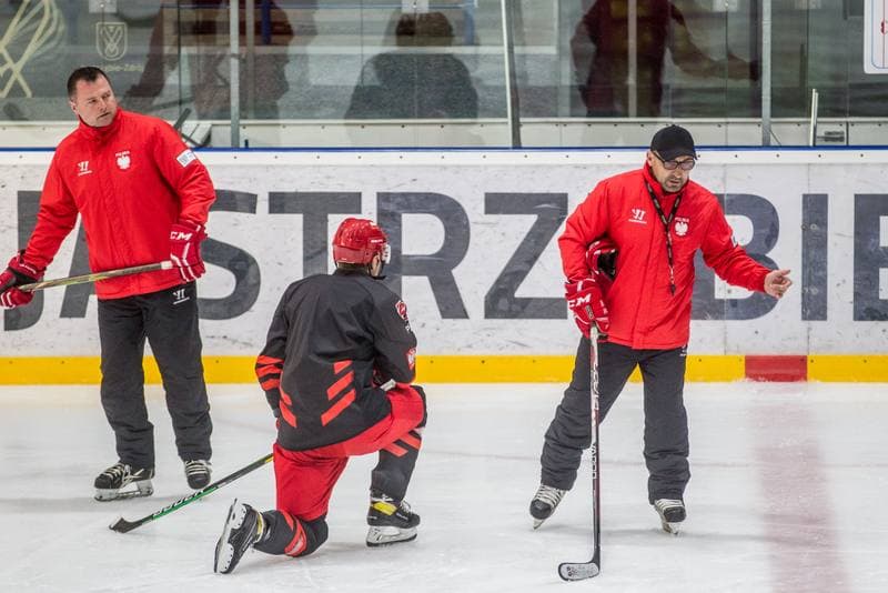 Ice Hockey. Poland national team. Training. 12.05.2021