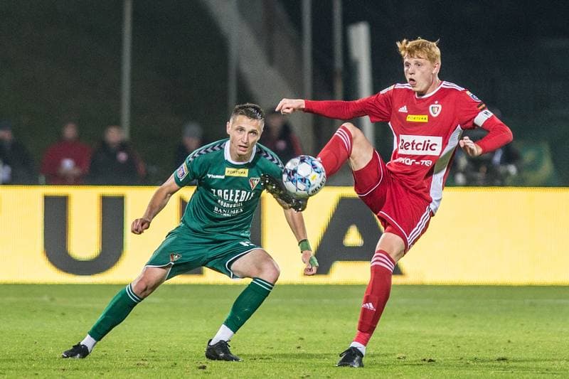 Football. Fortuna Puchar Polski. Zaglebie Sosnowiec - Piast Gliwice. 27.10.2021