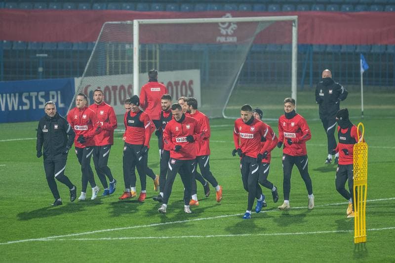Football. Poland national team. Training. 09.11.2020