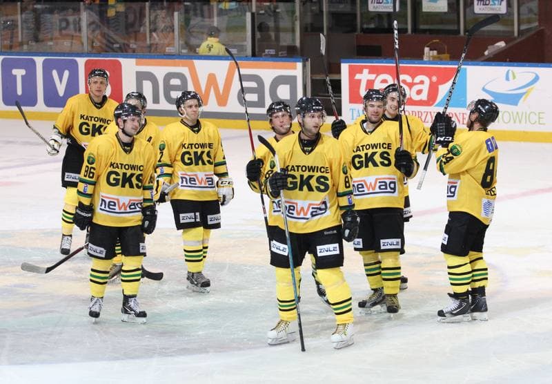 Ice Hockey. Polska Liga Hokeja na Lodzie. HC GKS Katowice - Ciarko PBS Bank KH Sanok. 07.09.2012