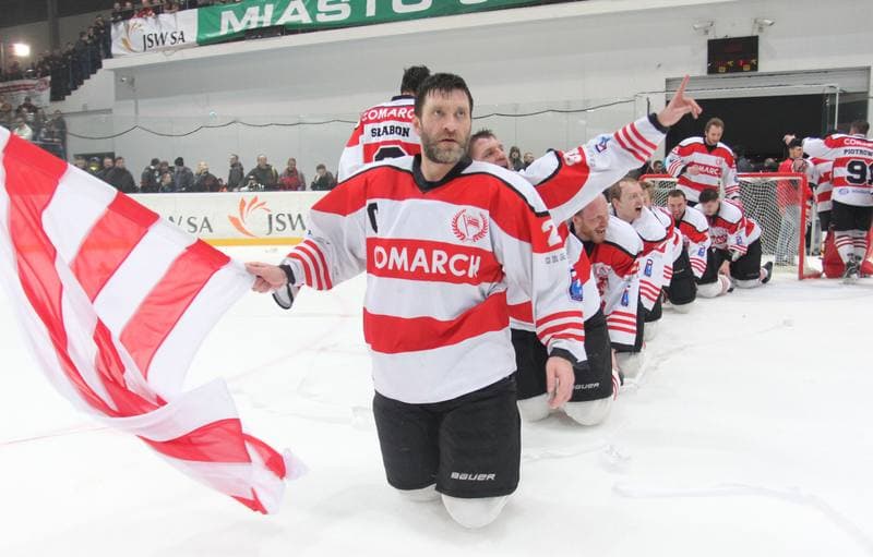 Ice Hockey. Polska Liga Hokejowa. JKH GKS Jastrzebie - Comarch Cracovia Krakow. 25.03.2013