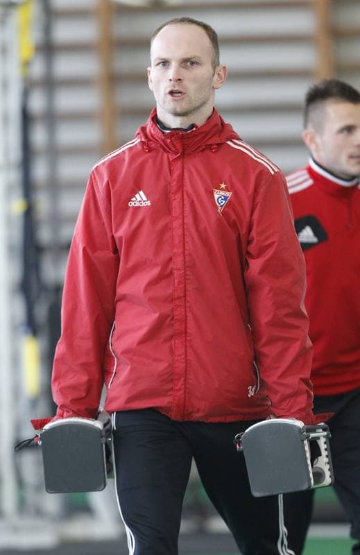 Football. Gornik Zabrze. Training. 08.01.2014