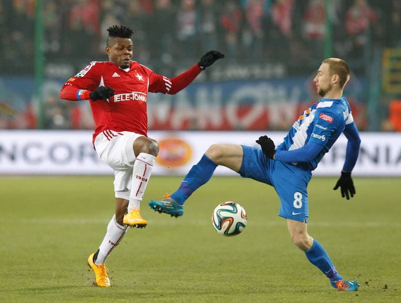 Football. T-Mobile Ekstraklasa. Wisla Krakow - Lech Poznan. 07.12.2014