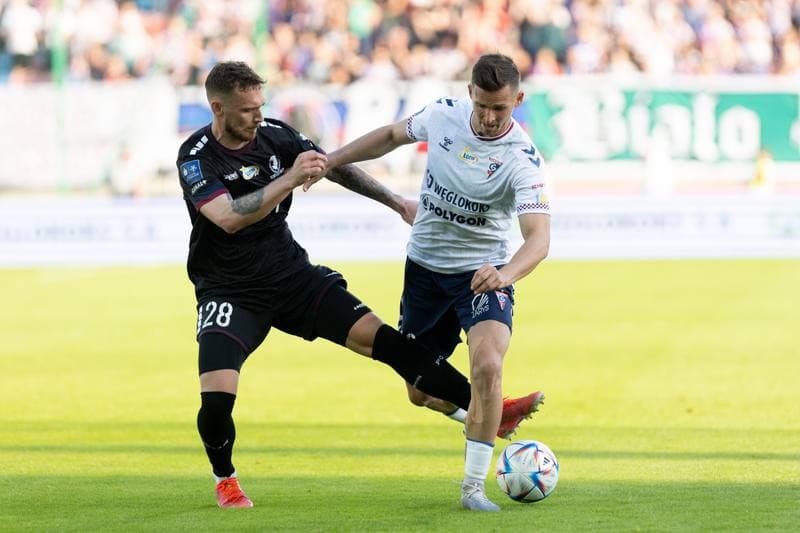 Football. PKO BP Ekstraklasa. Gornik Zabrze - Pogon Szczecin. 20.05.2023
