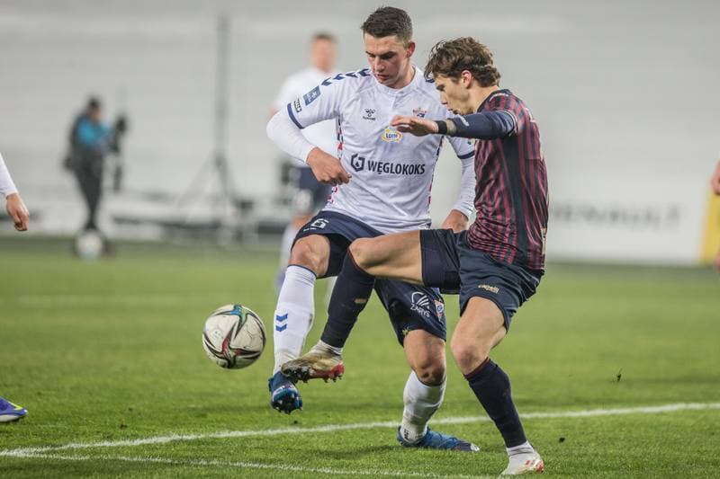 Football. PKO BP Ekstraklasa. Gornik Zabrze - Pogon Szczecin. 12.12.2021
